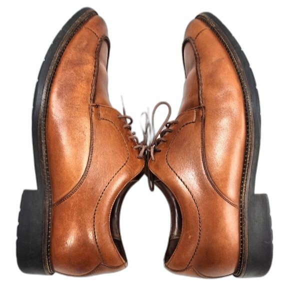 Neil M. 172412 Brown Leather Oxfords Men's Size 10 D - Picture 5 of 9